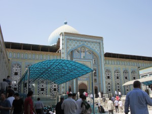 The courtyard of the Mosque.